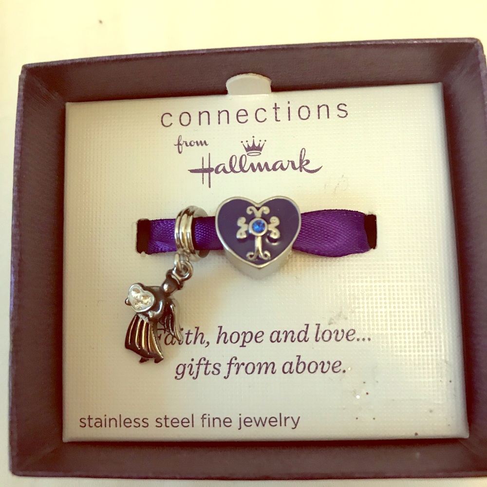 Angel bead and cross bead set